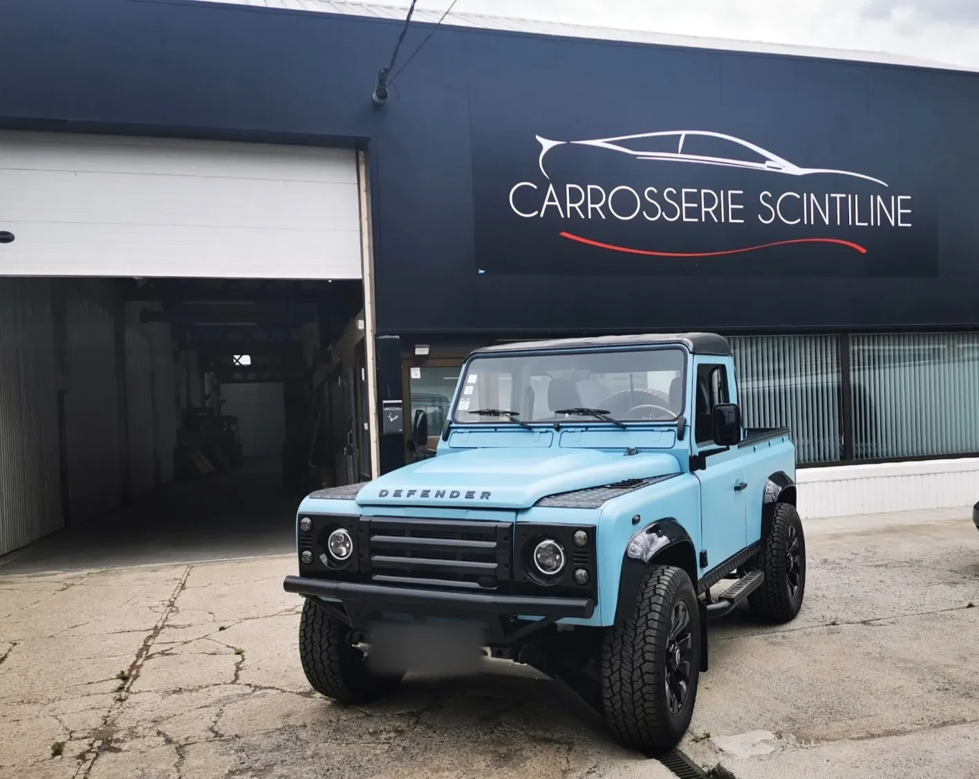 Façade de la Carrosserie Scintiline