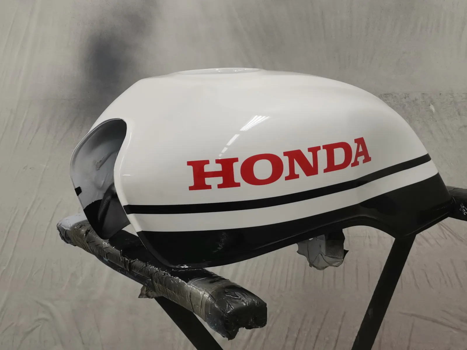 Réservoir Honda, après